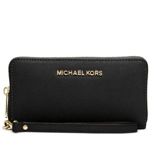 Jet Set Travel Flat Multifunction Leather Wallet